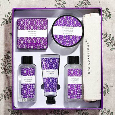 Spa Luxetique Lavender 6 Pieces Gifts Set