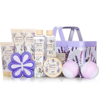 Green Canyon Spa Lavender Gift Basket