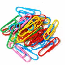 60pc Color Paper Clips- 1.9