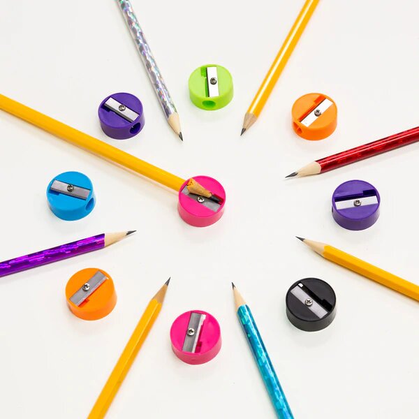 Single Blade Round Pencil Sharpener (12/Pack) Single Blade Round Pencil Sharpener (12/Pack)