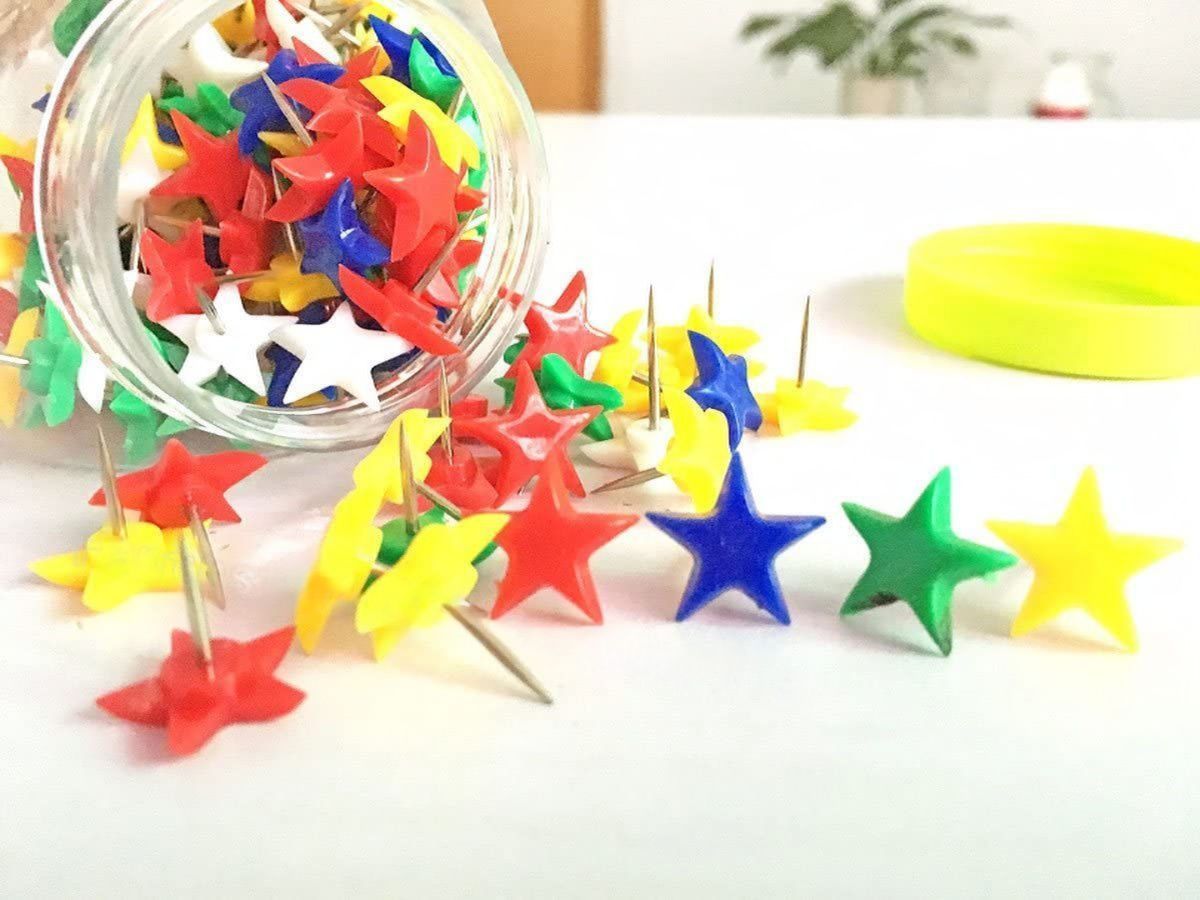 100pc Star Push Pin 100pc Star Push Pin