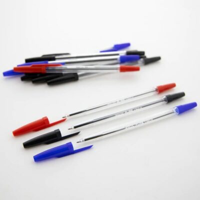 Pure Assorted Color Stick Pen (12/Pack)