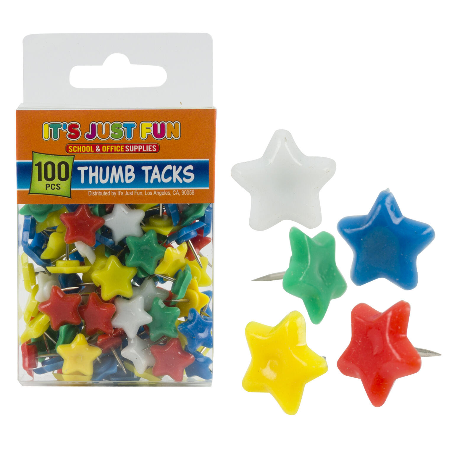100pc Star Push Pin 100pc Star Push Pin
