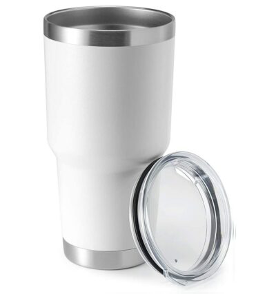 30 ounce Insulation Vacuum Sealed Tumbler White