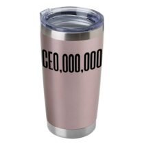 CEO,OOO,OOO 20oz Rose Gold Tumbler