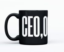 CEO,OOO,OOO 11oz. Mug Black