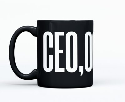 CEO,OOO,OOO 11oz. Mug Black