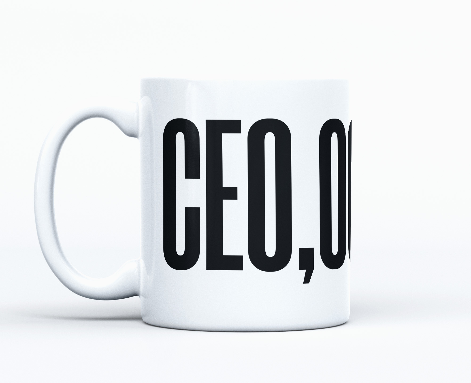 CEO,OOO,OOO 11oz. Mug White CEO,OOO,OOO 11oz. Mug White