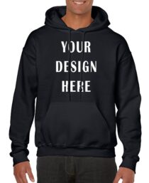 Customizable Men’s Hoodie Black