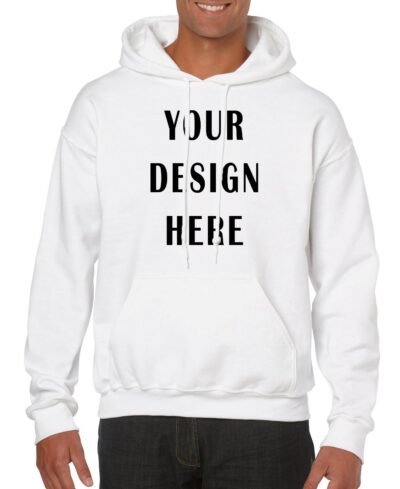 Customizable Men’s Hoodie White