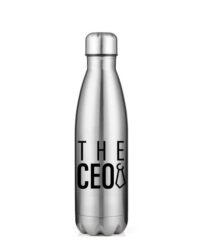 The CEO 17oz Stainless Steel Water Bottle Silver