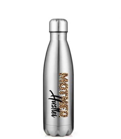Mother Hustler 17oz Water Bottle Silver