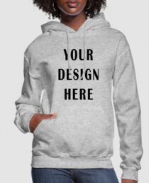 Customizable Women’s Hoodie Grey