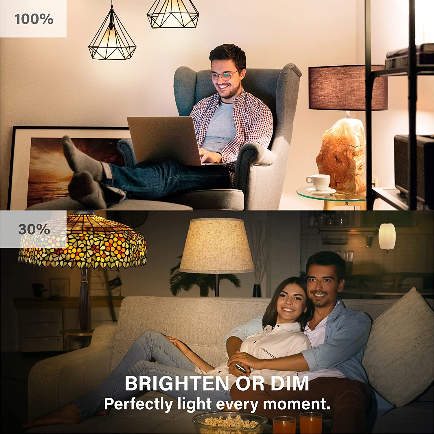 LED Smart Light Bulbs, Works with Alexa LED Smart Light Bulbs, Works with Alexa