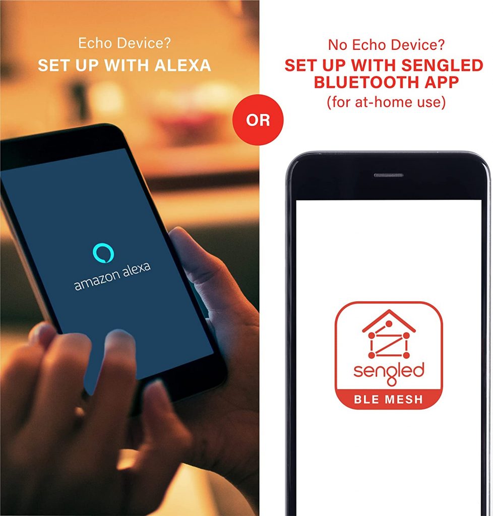 LED Smart Light Bulbs, Works with Alexa